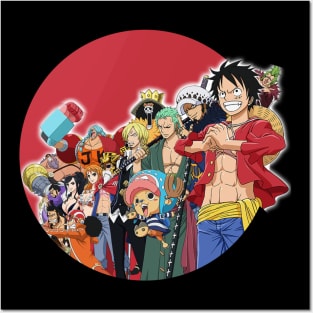 mugiwara crew Posters and Art